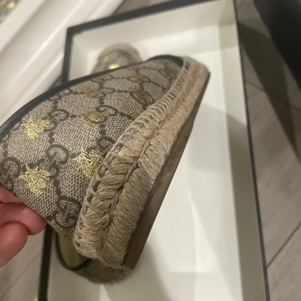Gucci pilar GG Supreme Canvas Espadrille flats - Picture 7 of 10